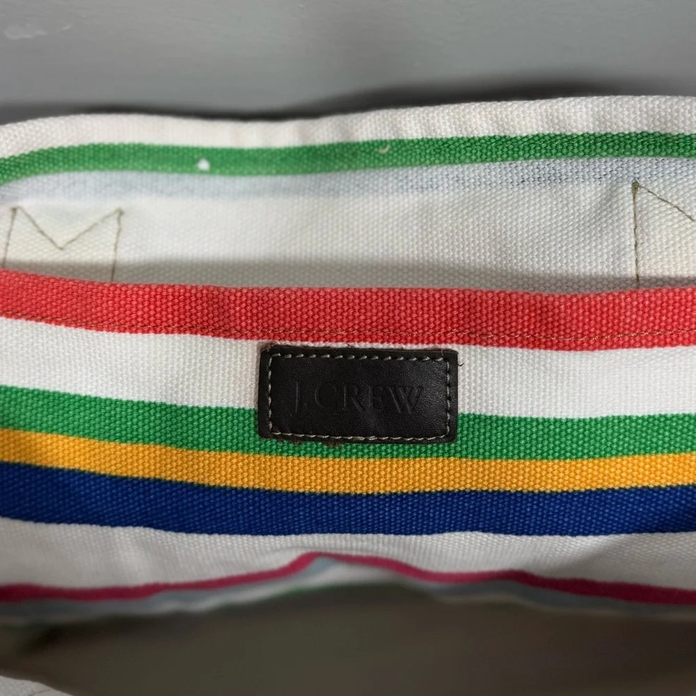 J. Crew Multicolor Striped Tote Bag - Picture 4 of 9